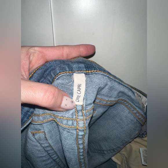 Rag & Bone Dre Capri Distressed+Raw Hem Jeans - Picture 13 of 14